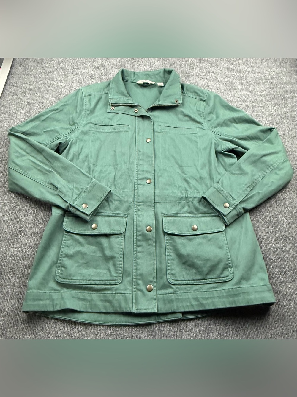 L.L. Bean Lightweight Green Utility Jacket - Women, Size Medium